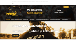 Desktop Screenshot of karhusecurity.fi